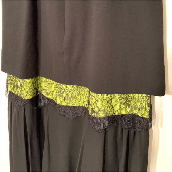 ♦️ NWT BCBG MaxAzria Jamysen Maxi Strapless Formal Dress - Gown Neon Chiffon - Picture 9 of 16